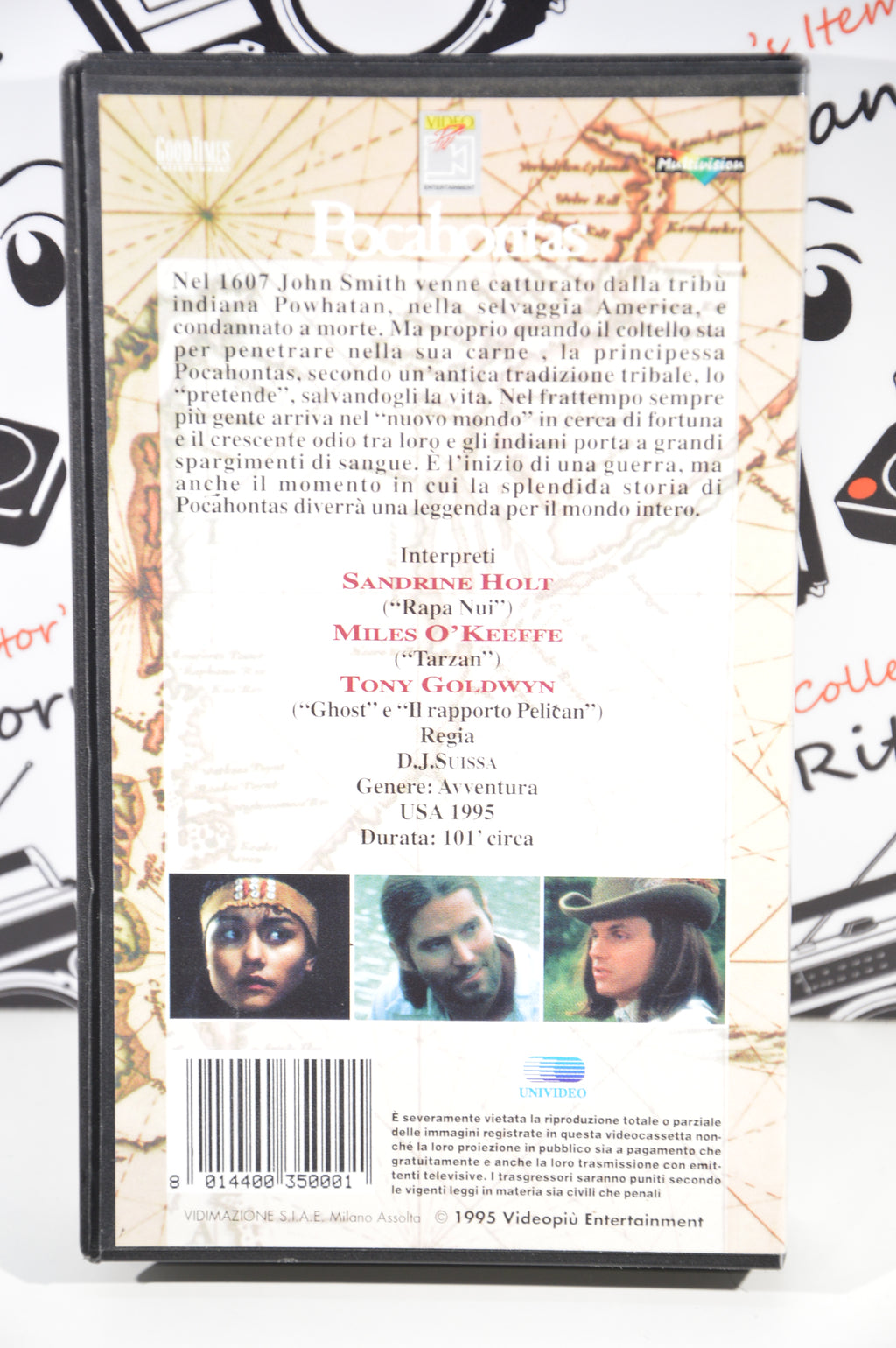 Pocahontas the legend VHS