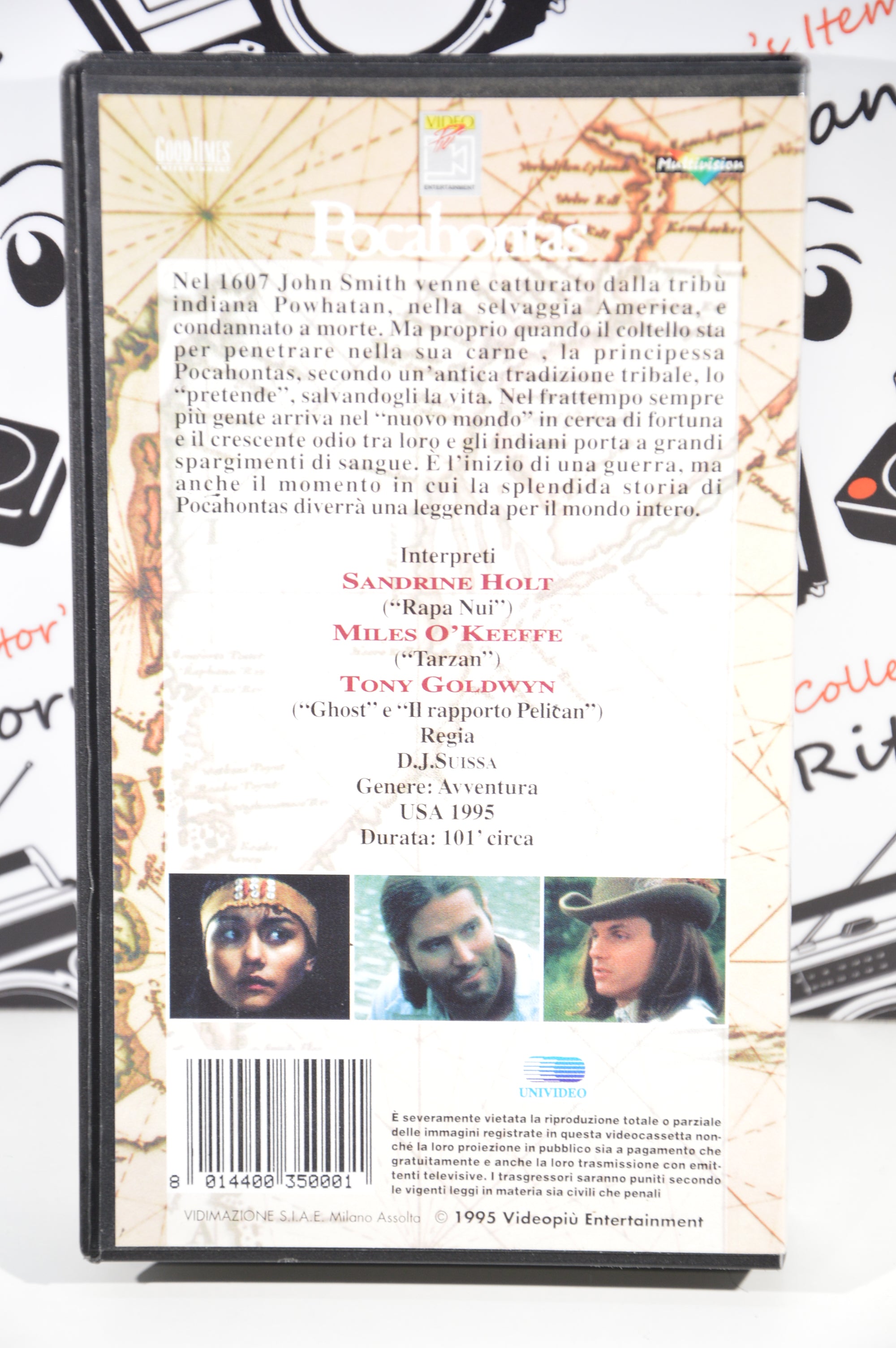 Pocahontas the legend VHS