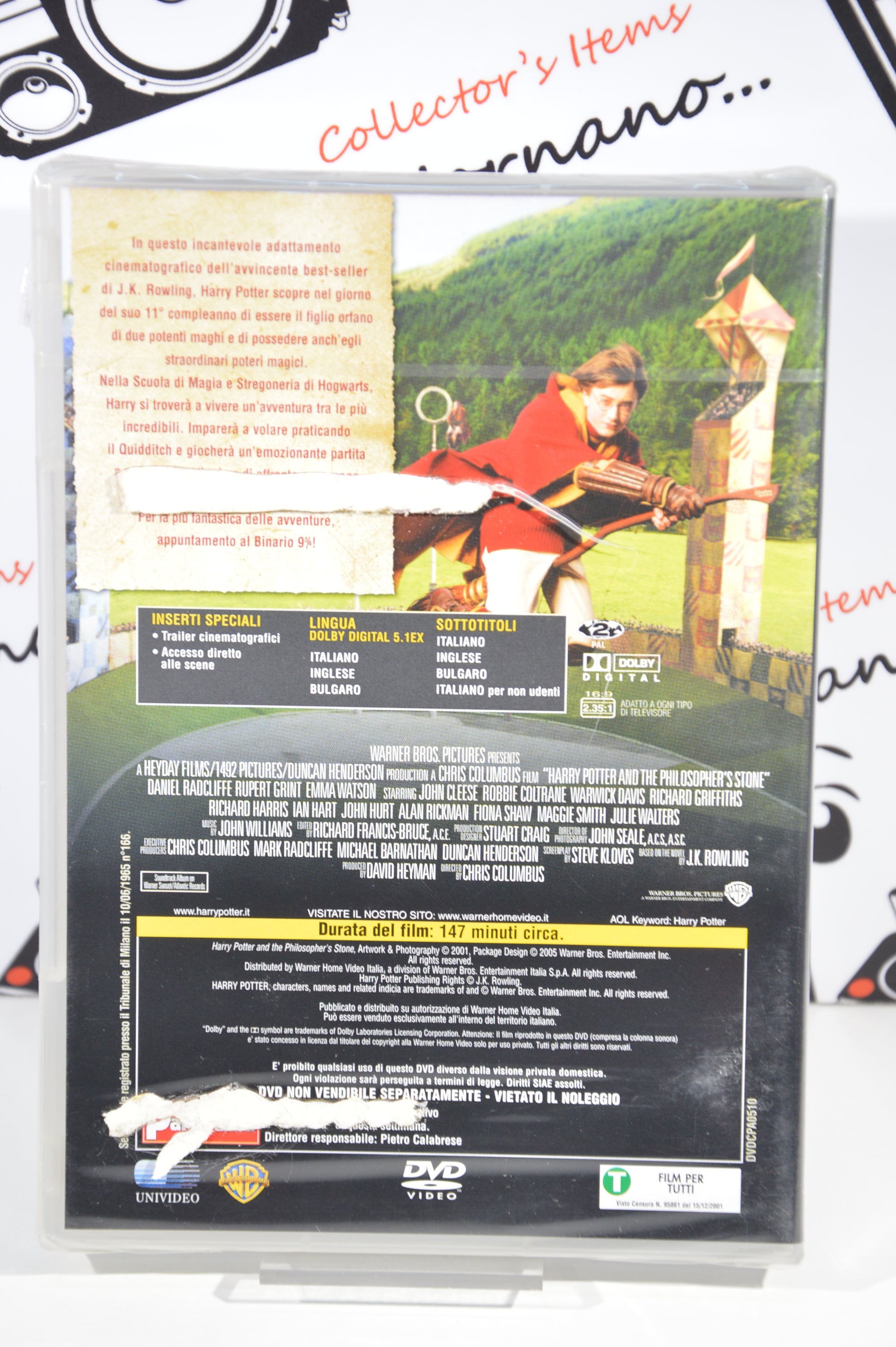 Harry Potter e la pietra filosofale Dvd nuovo sigillato