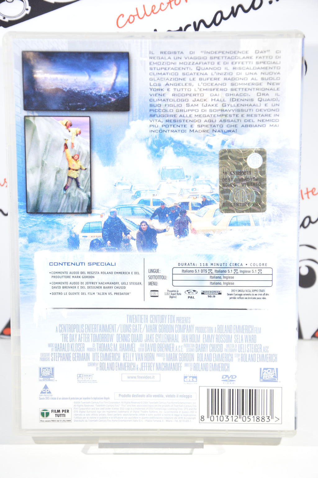 The day after tomorrow Dvd
