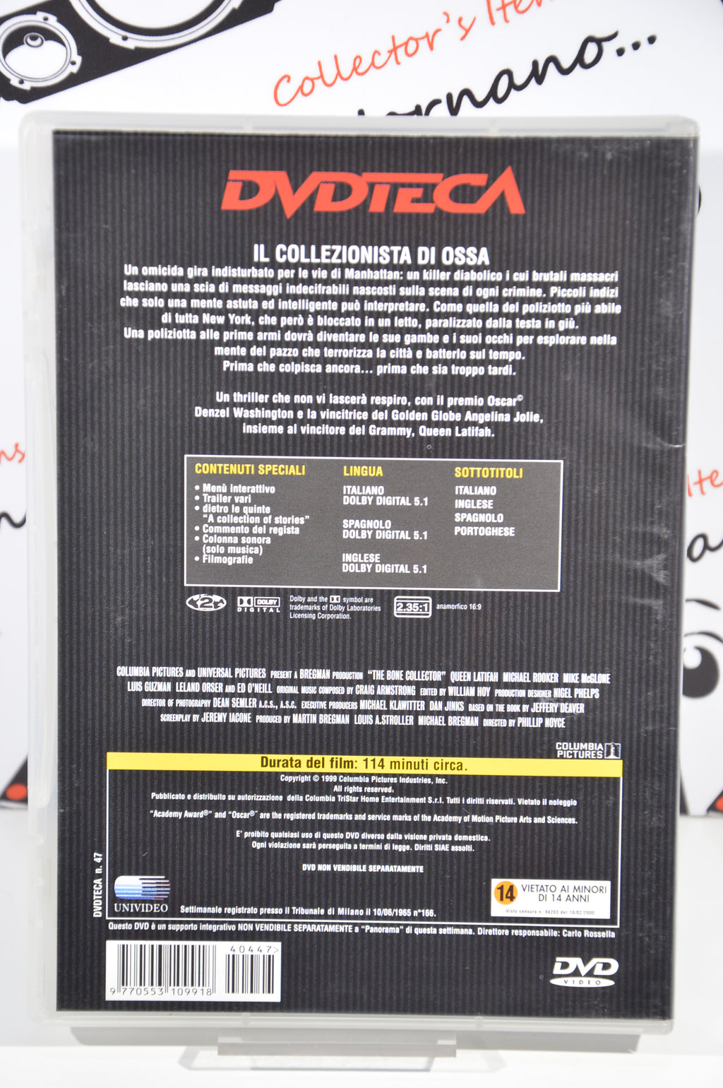 Il collezionista di ossa Dvd