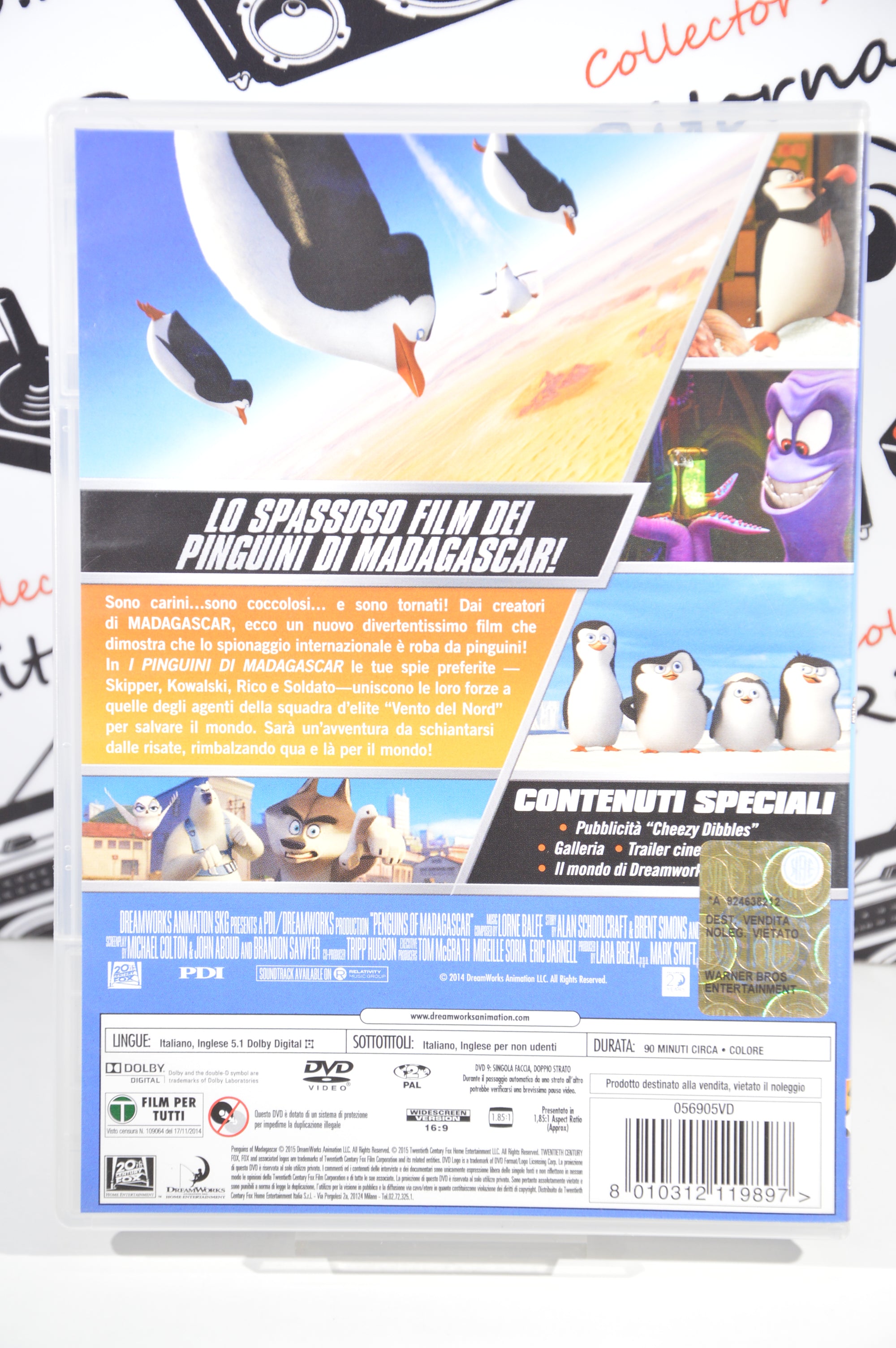 I pinguini di Madagascar Dvd