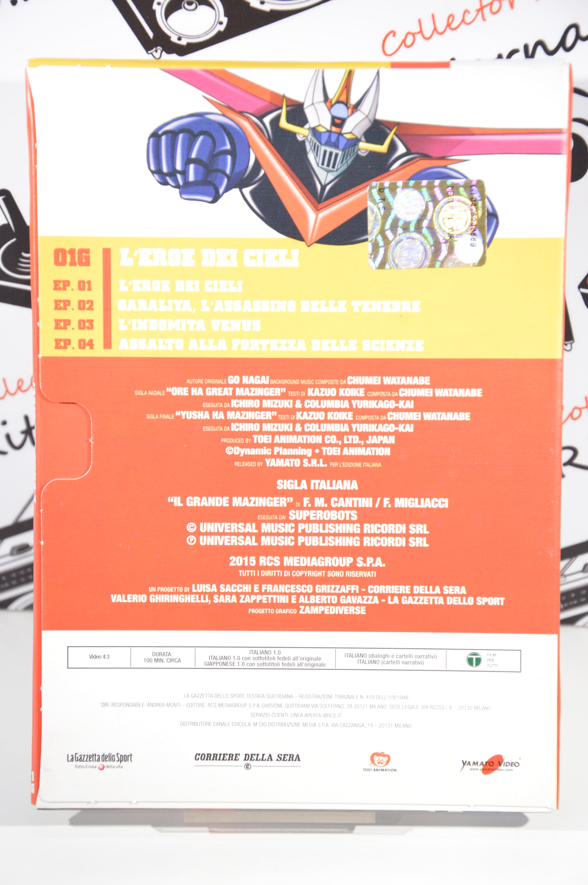 Il grande Mazinga 01G L'eroe dei cieli Dvd