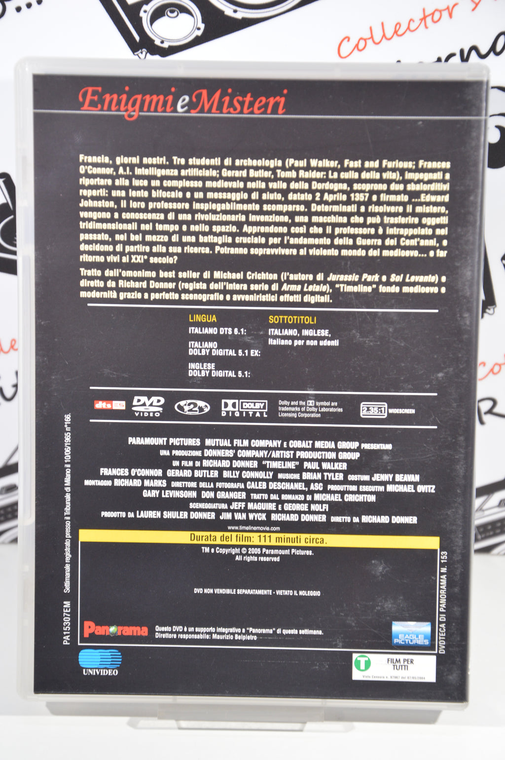 Timeline ai confini del tempo Dvd