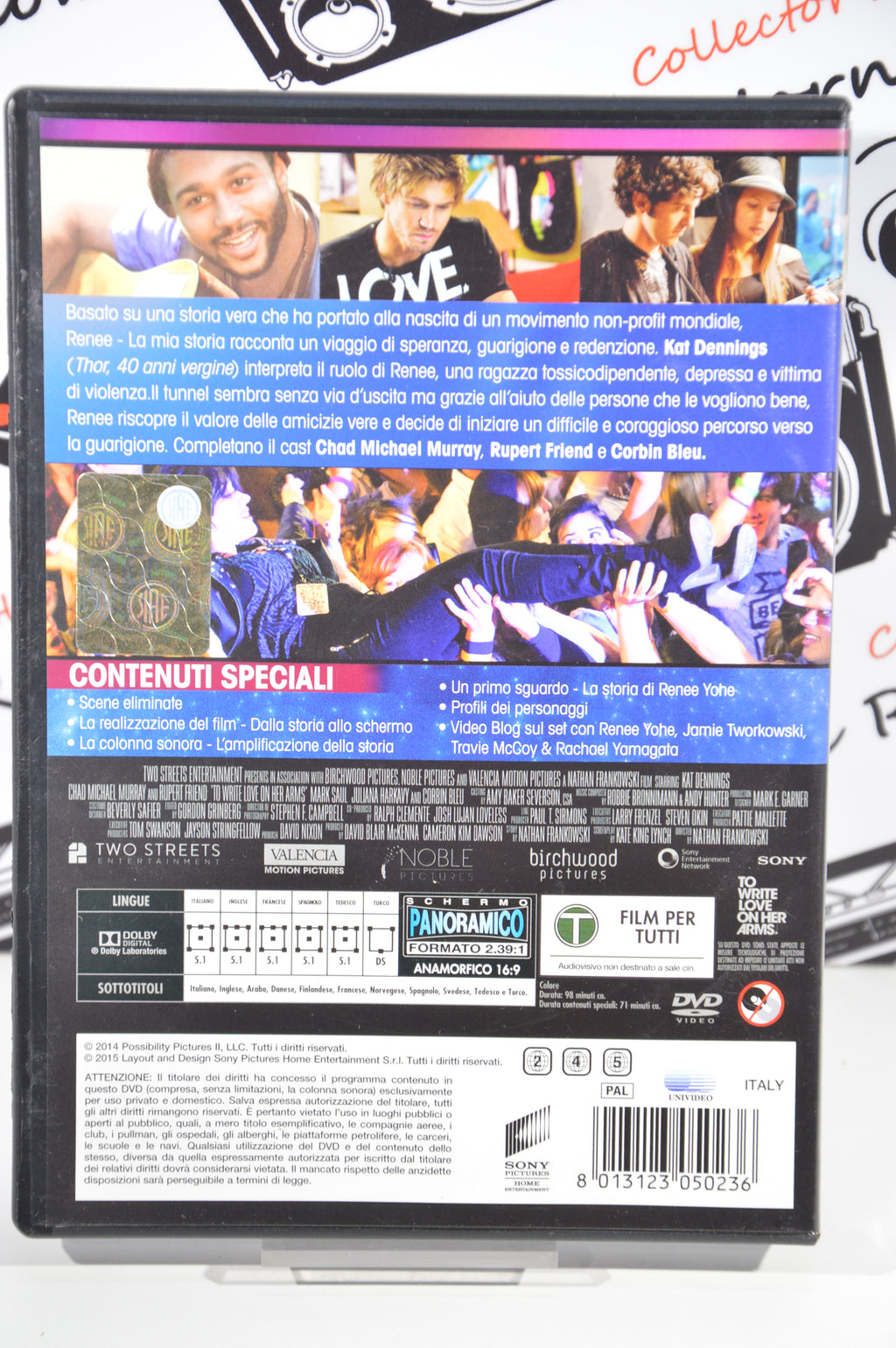 To write love on her arms Dvd