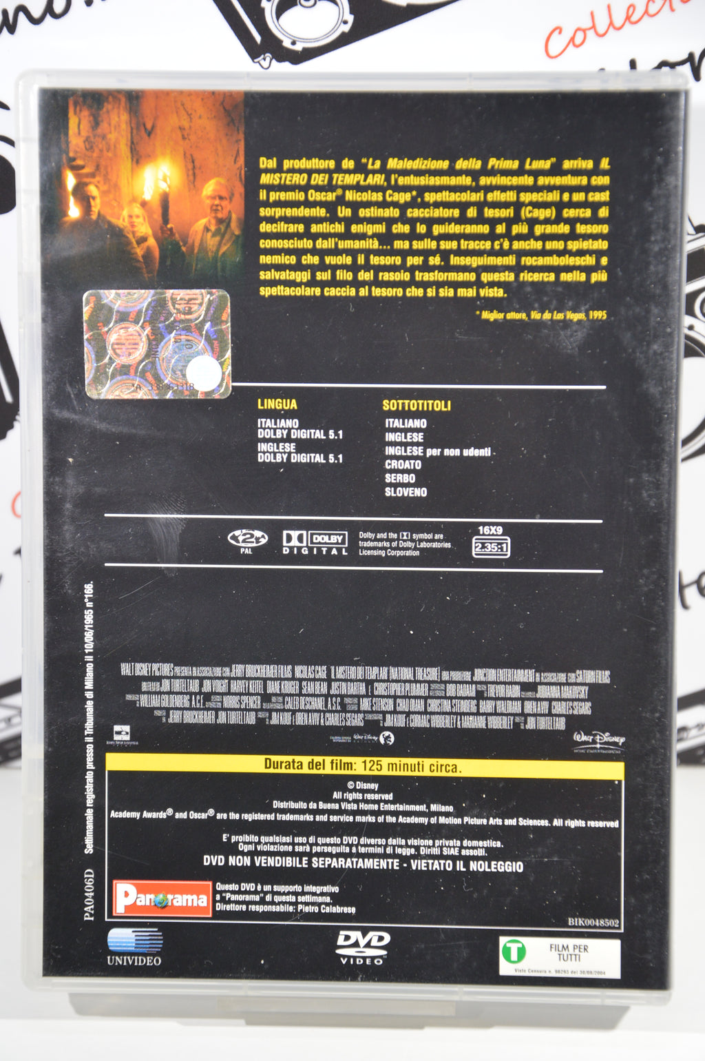 Il mistero dei Templari Dvd