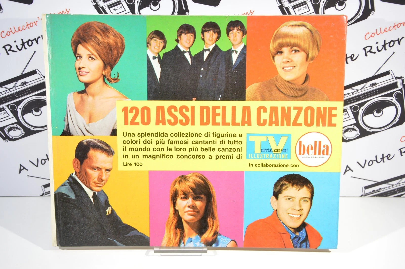 Album figurine 120 assi della canzone TV sorrisi e canzoni completo