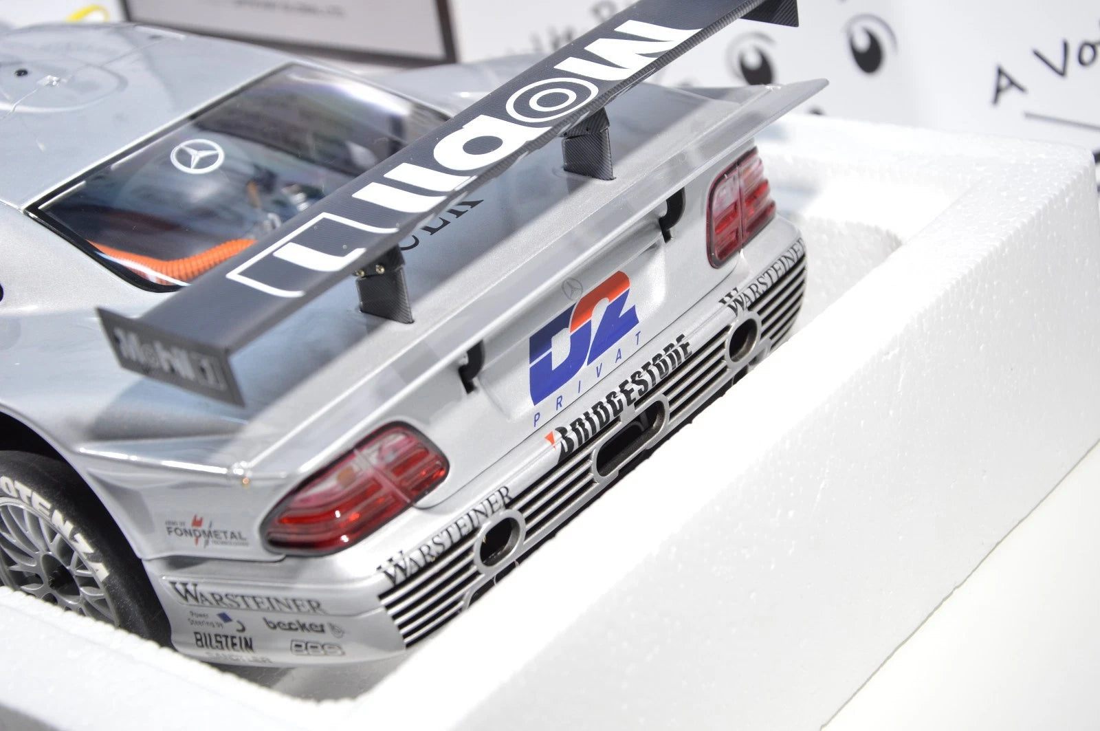 Mercedes Benz CLK GTR Fia gt 1997 GT1 Champion scala 1:12
