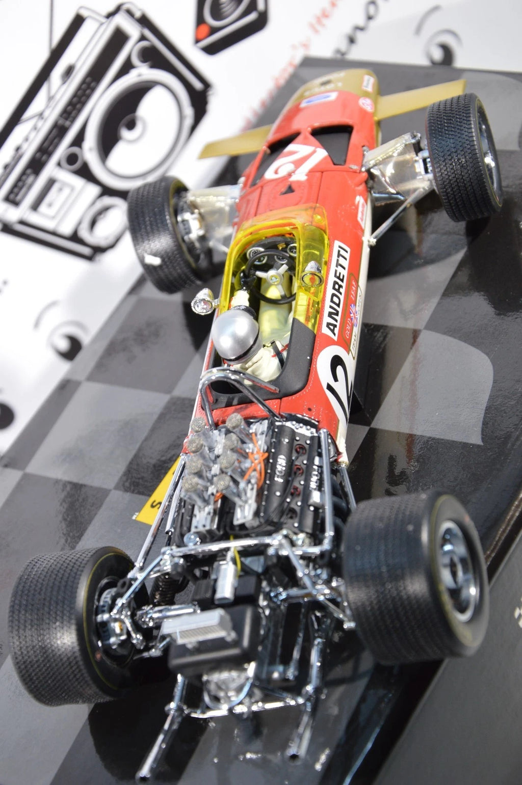 Lotus Ford 49B M.Andretti #12 Exoto 1:18