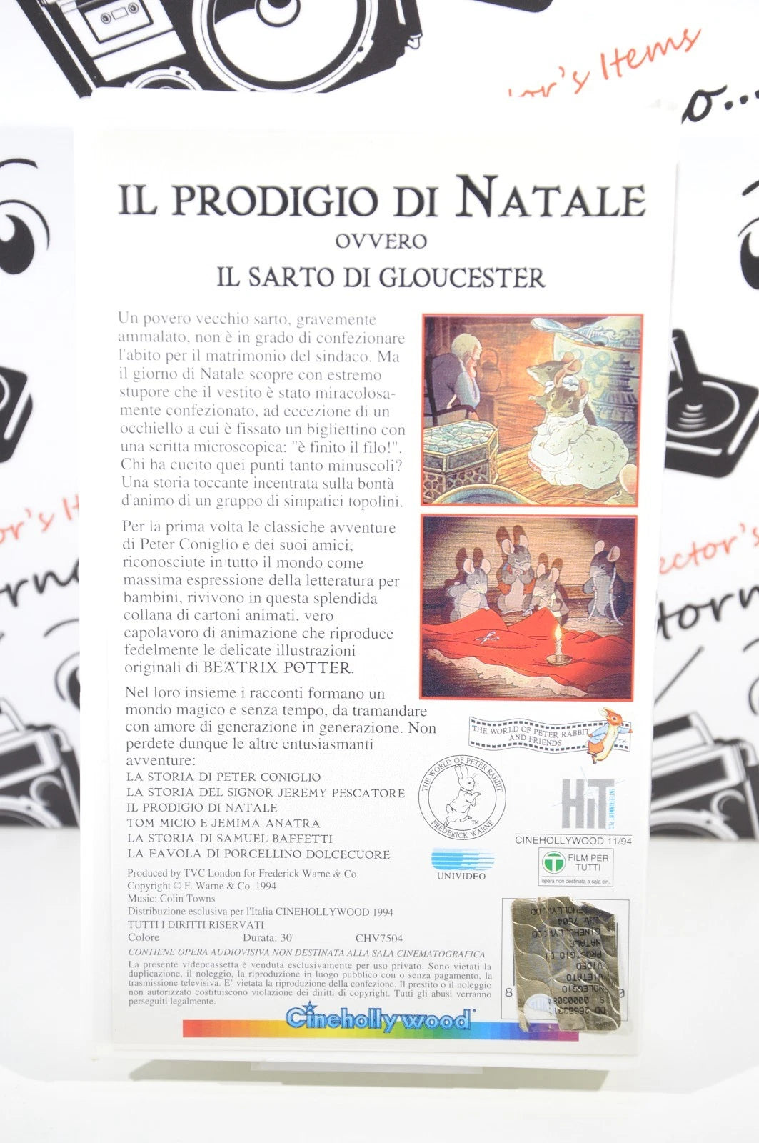 Il prodigio di Natale Vhs Beatrix Potter