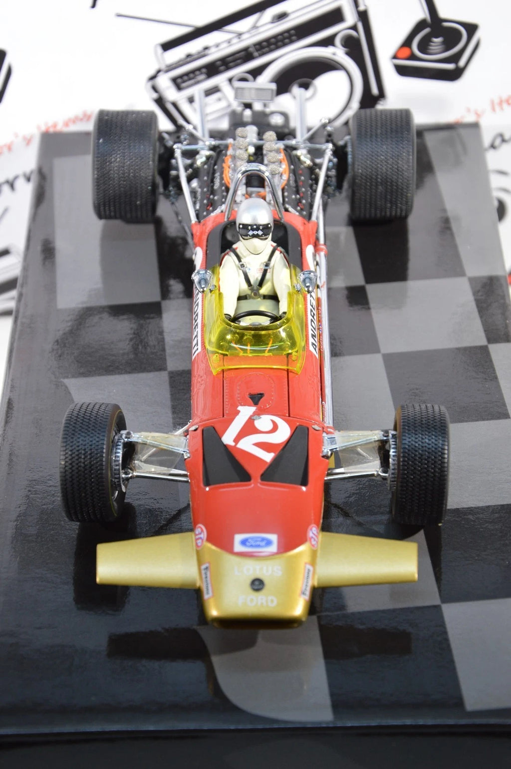 Lotus Ford 49B M.Andretti #12 Exoto 1:18