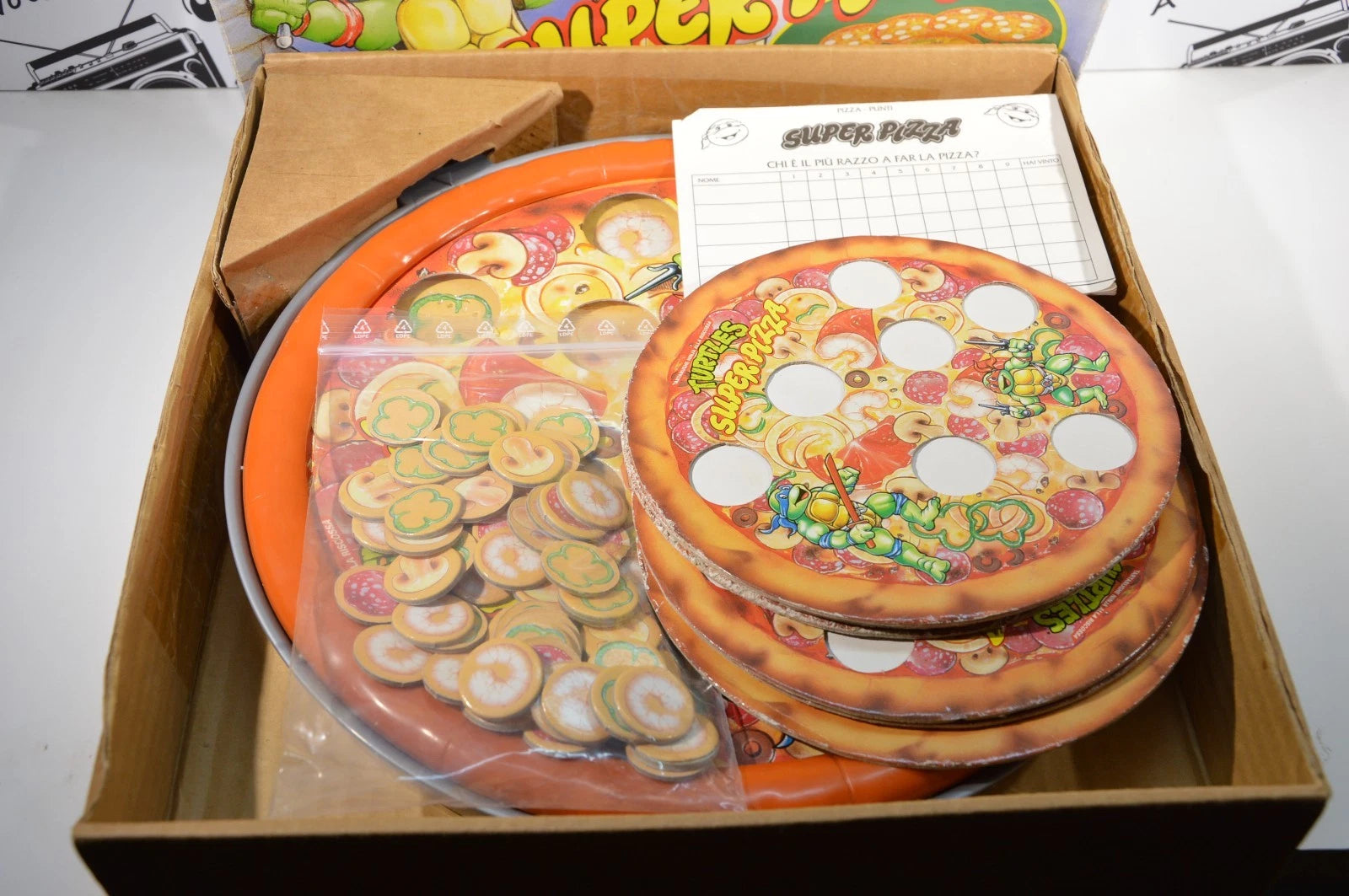 Tartarughe ninja alla riscossa Super Pizza gioco da tavolo