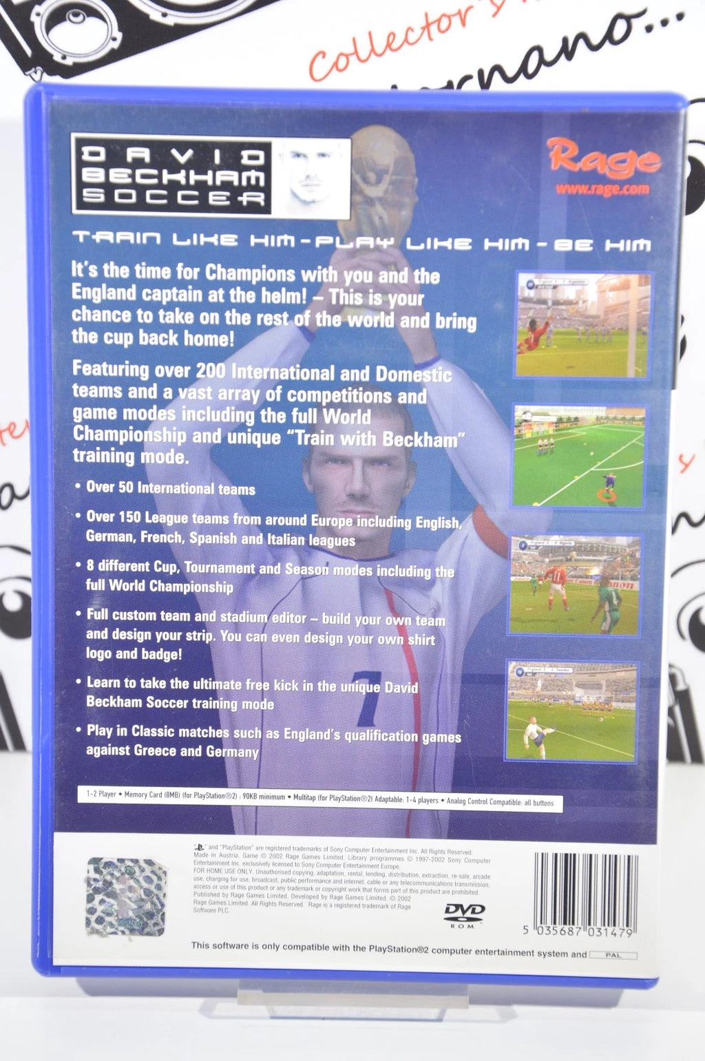 David Beckham soccer Playstation 2