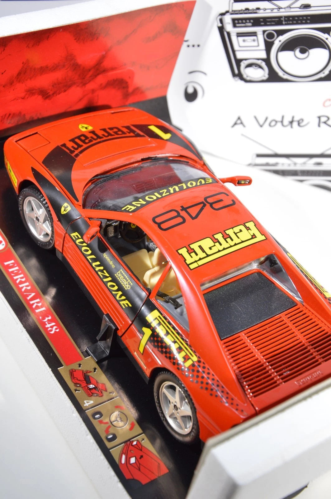 Ferrari 348 1989 Mira scala 1:18