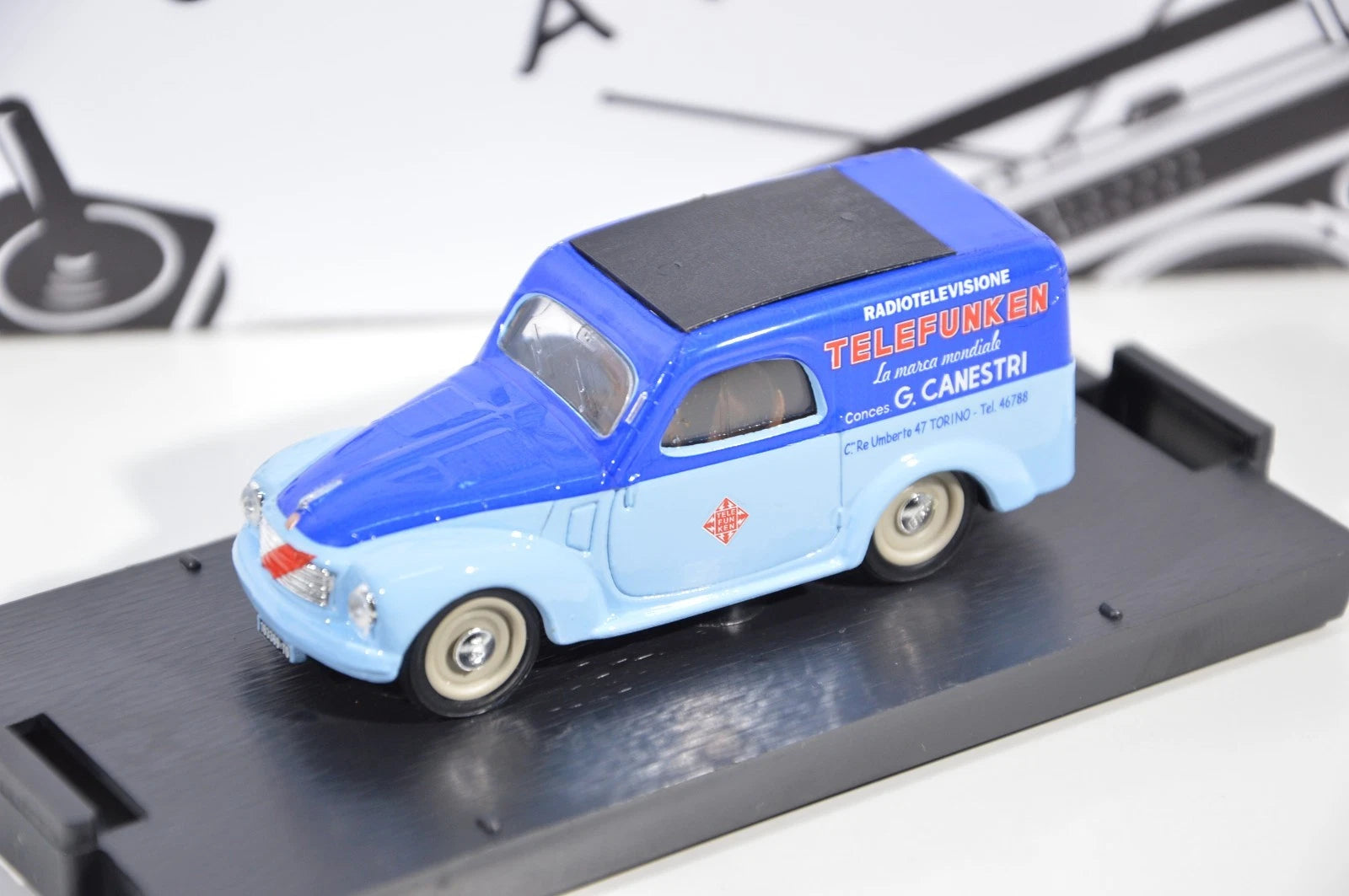 Fiat 500C Belvedere Telefunken Brumm 1:43