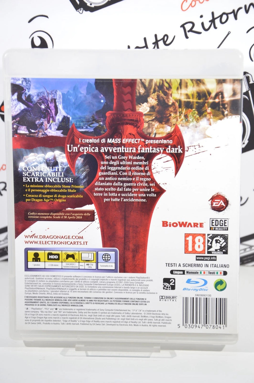 Dragon Age origins Play Station 3