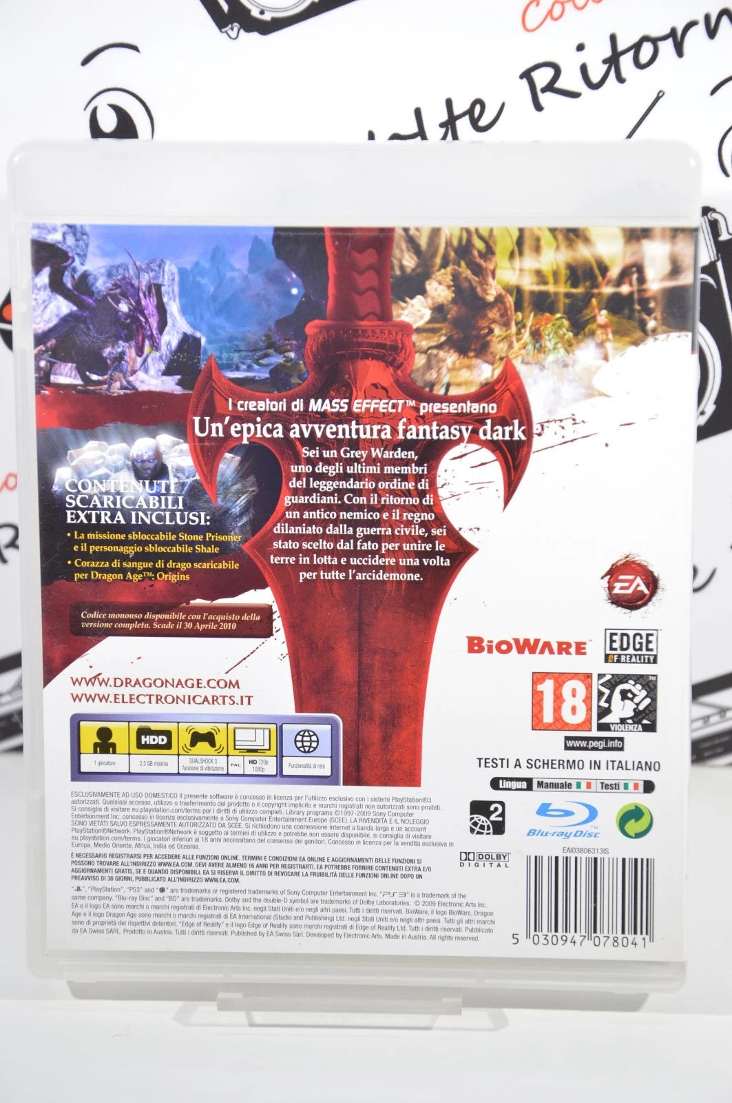 Dragon Age origins Play Station 3