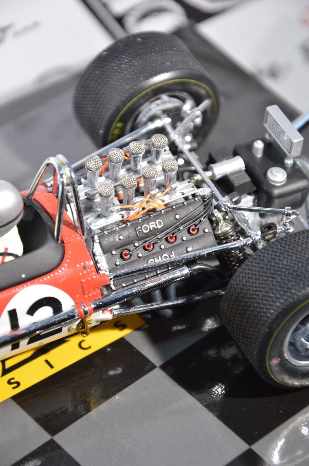 Lotus Ford 49B M.Andretti #12 Exoto 1:18