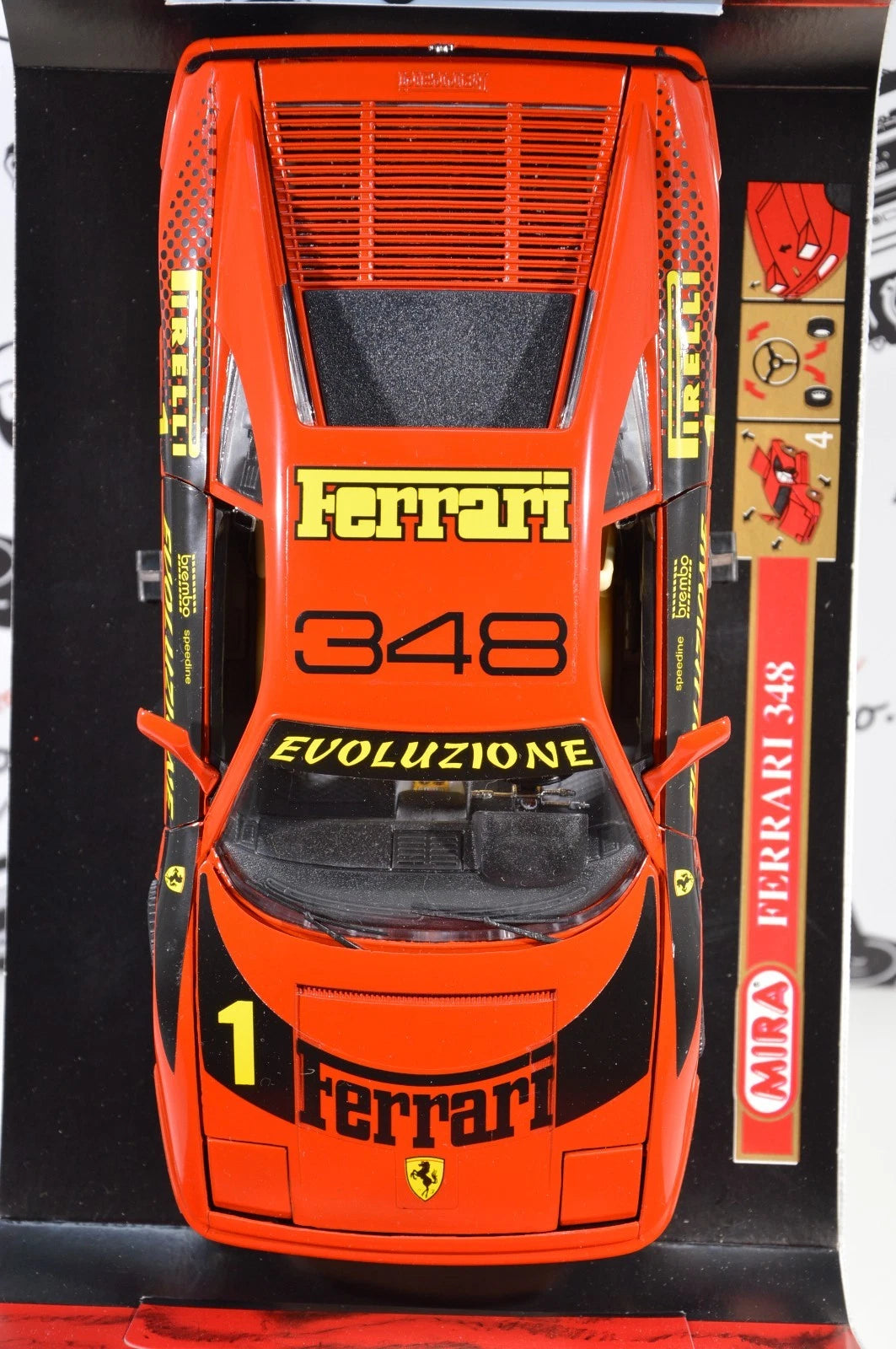 Ferrari 348 1989 Mira scala 1:18