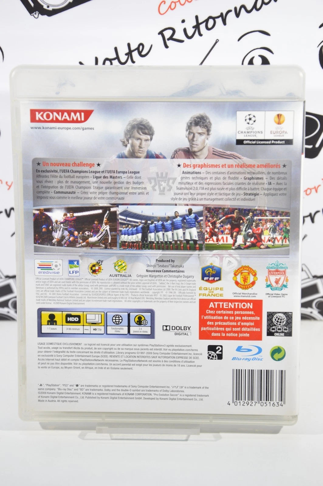 Pro evolution soccer 2010 Playstation 3