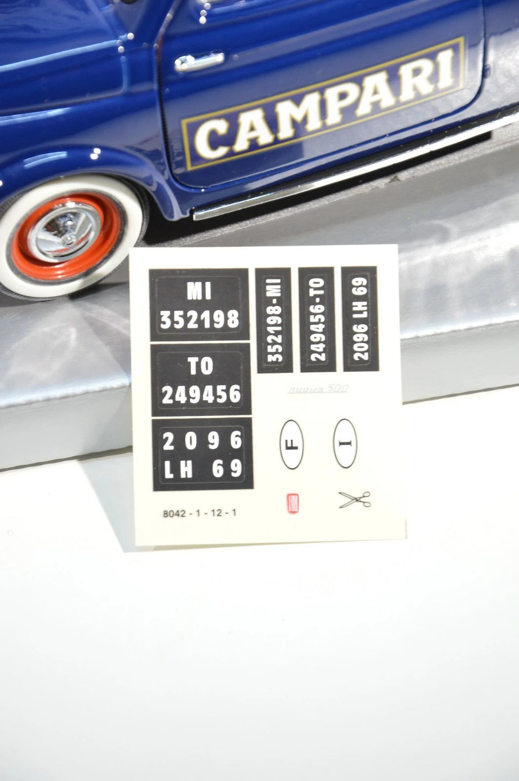 Fiat 500 Campari scala 1:16 Solido
