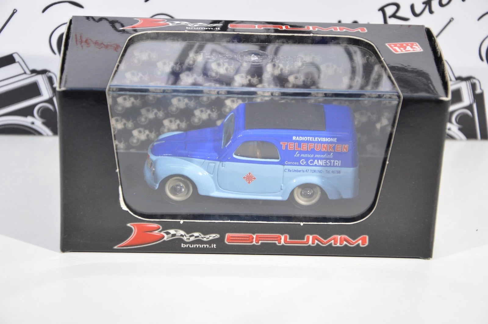 Fiat 500C Belvedere Telefunken Brumm 1:43