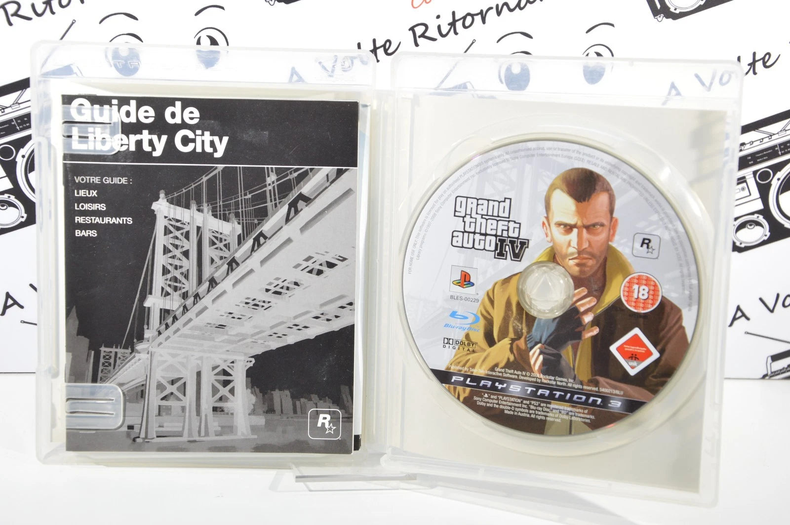Grand Theft Auto IV Playstation 3 con mappa