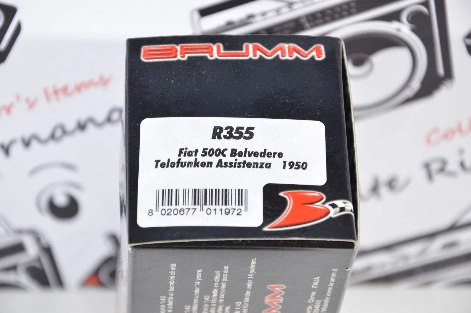 Fiat 500C Belvedere Telefunken Brumm 1:43