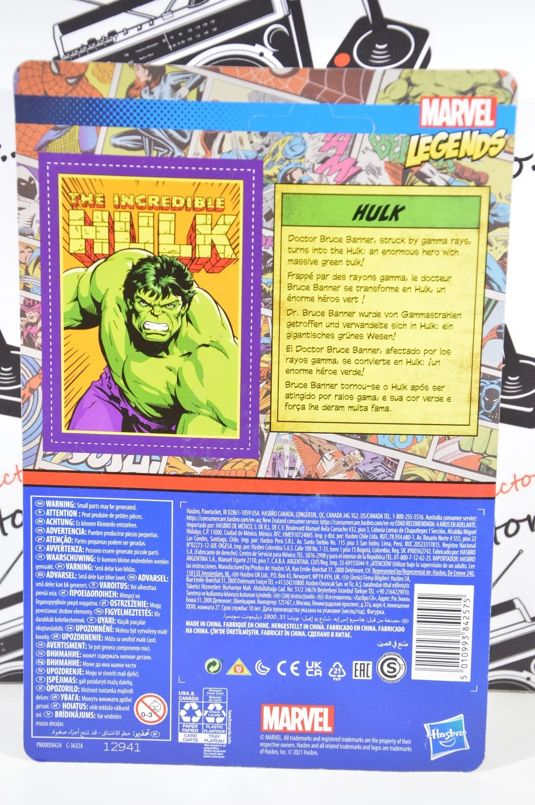 Hulk Marvel legends 10 cm
