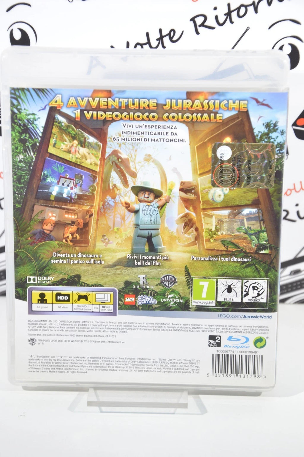 Lego Jurassic world Playstation 3