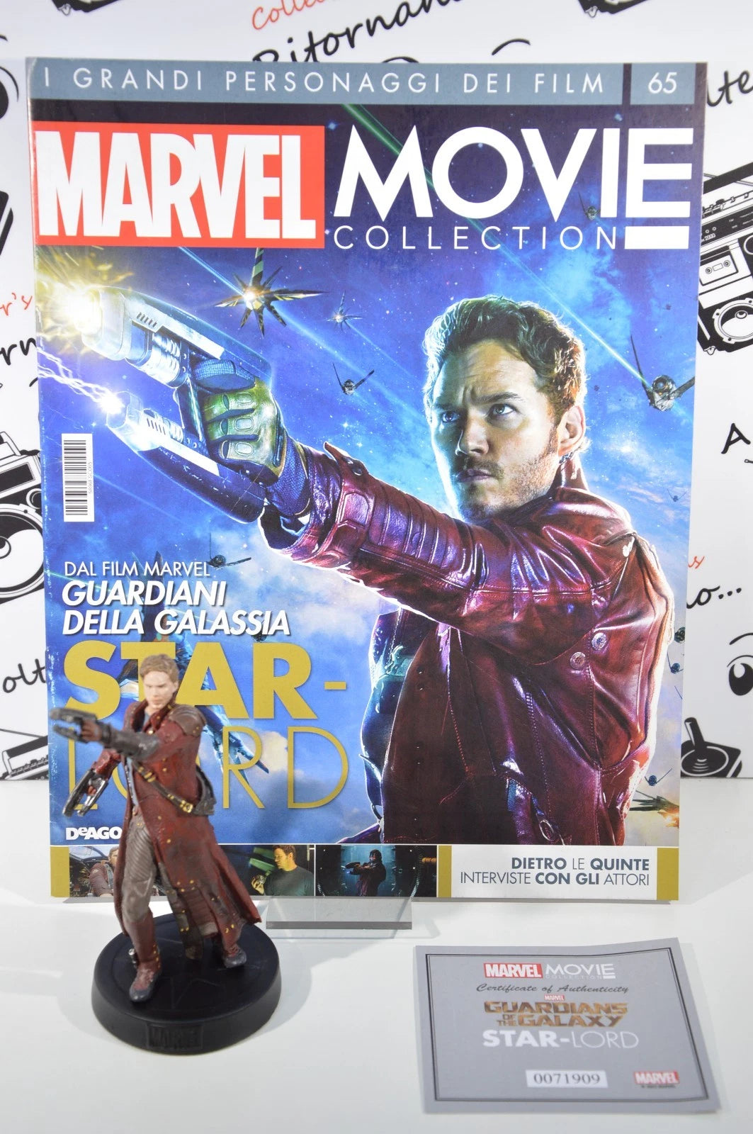Star Lord Marvel movie collection 65 Eaglemoss Statuetta Marvel