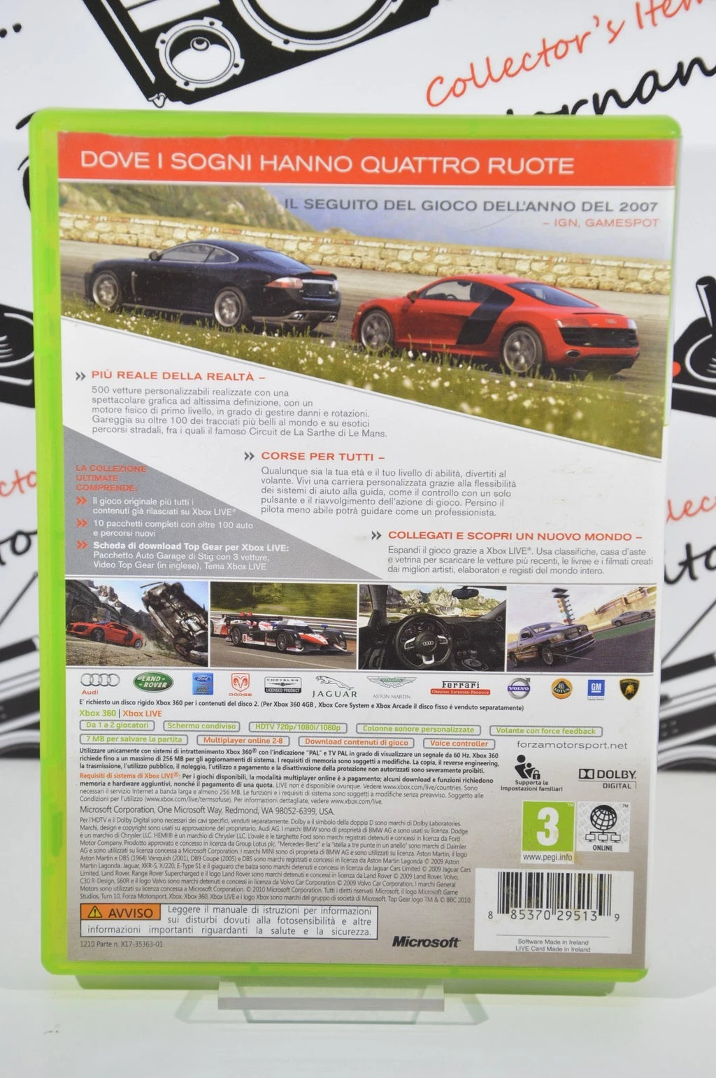 Forza Motorsport 3 collezione ultimate Xbox 360