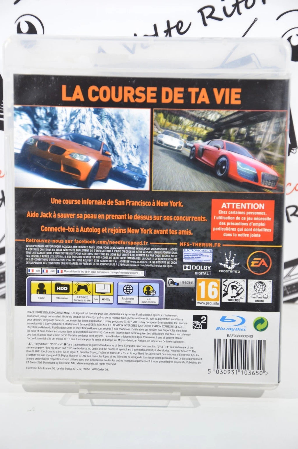 Need for speed the run Playstation 3