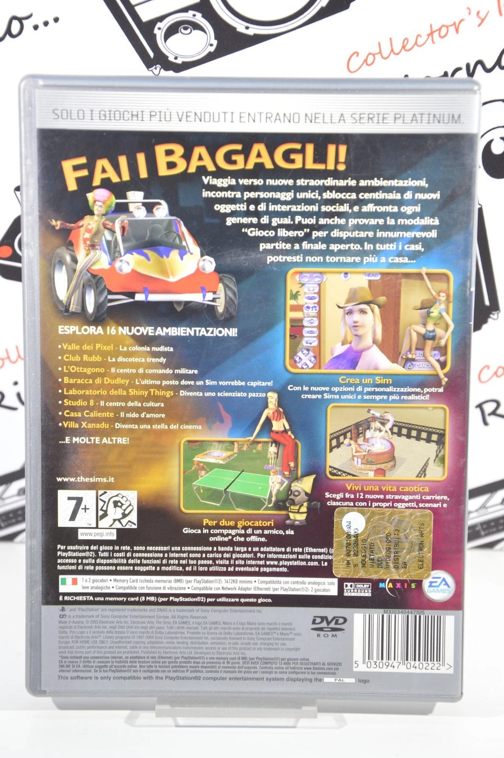 The Sims fuori tutti platinum Playstation 2