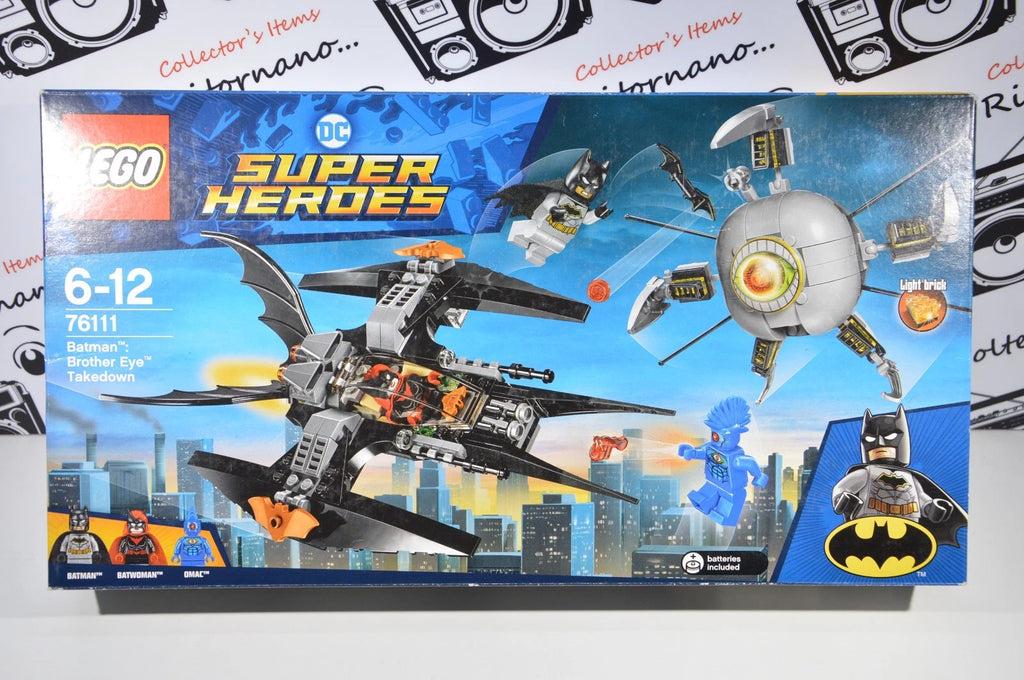 Lego super heroes 76111 Batman Brother Eye takedown 6-12 nuovo sigillato