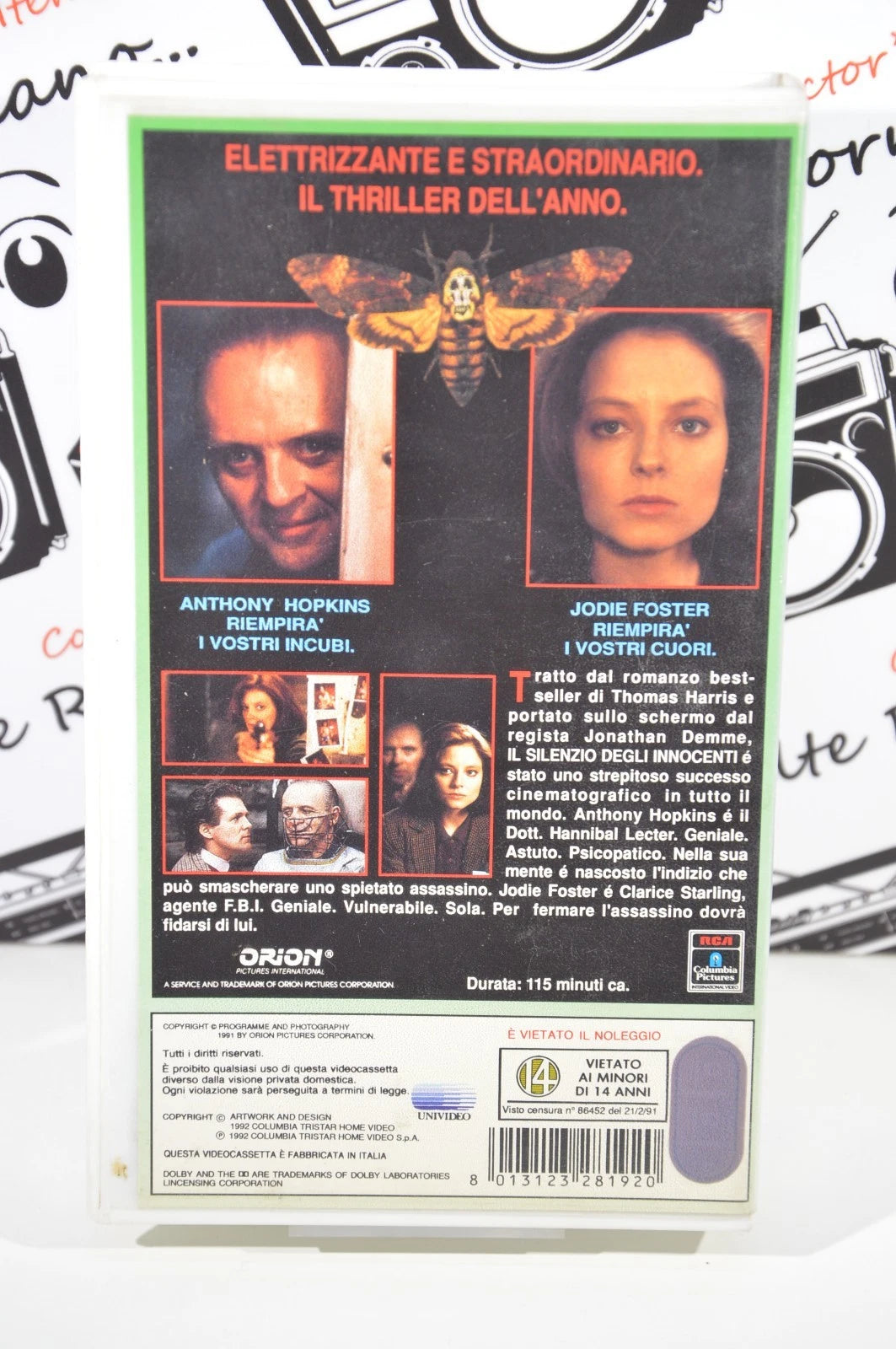 Il silenzio degli innocenti Vhs