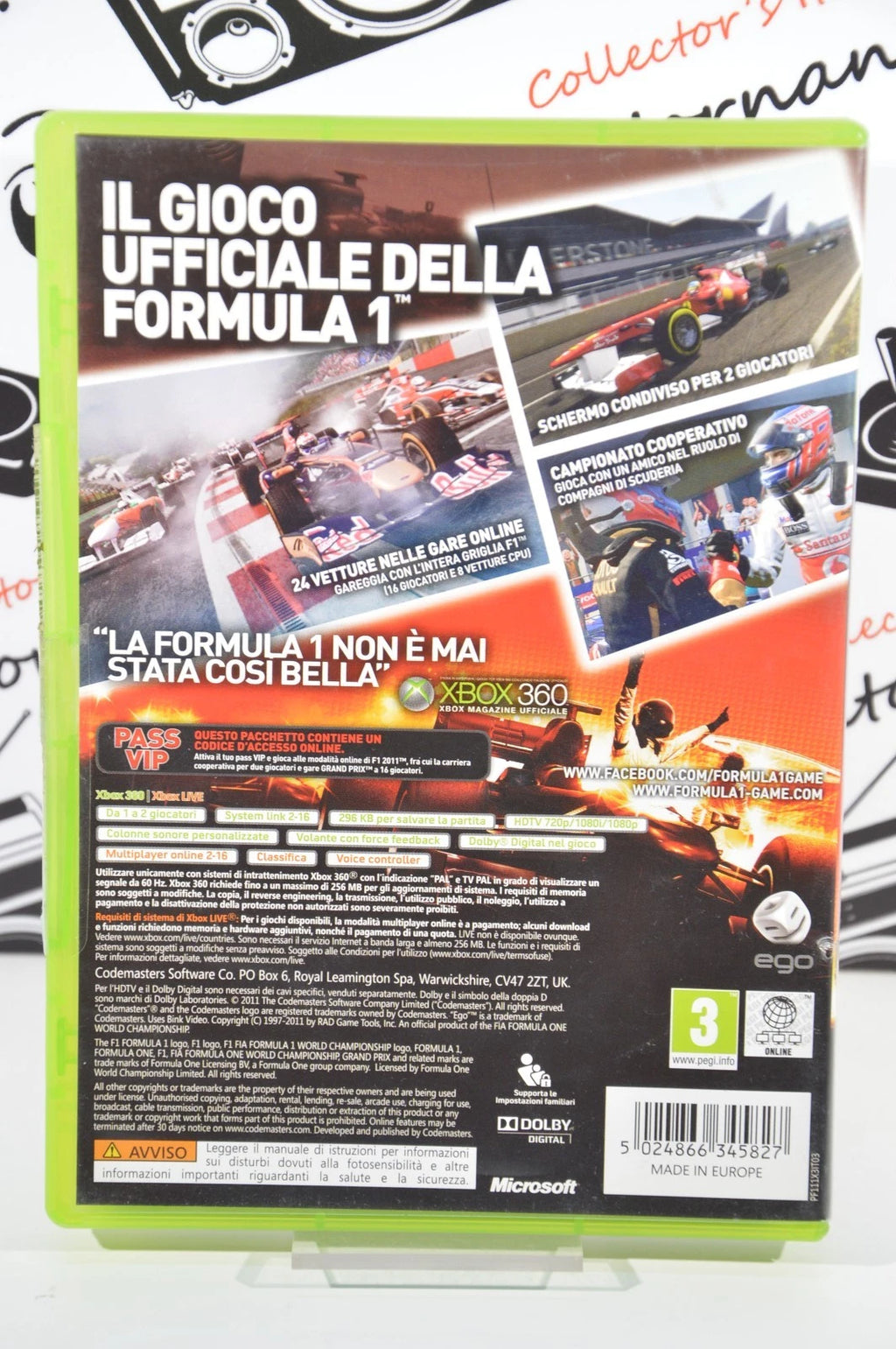 F1 2011 Formula 1 Xbox 360