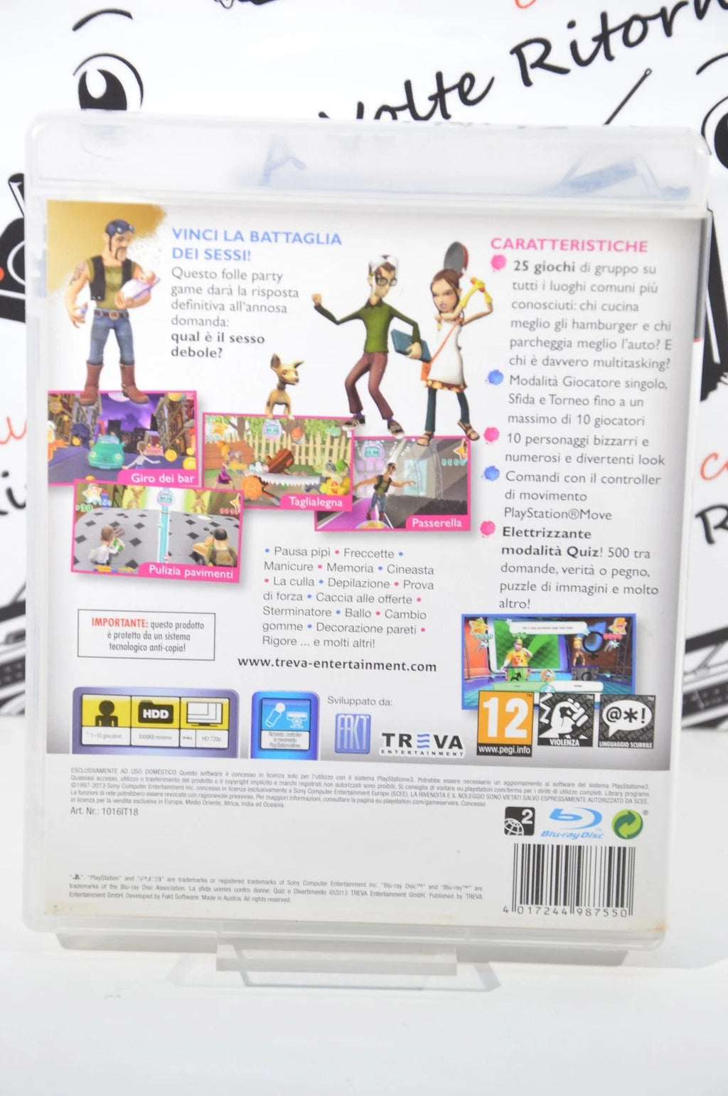 La sfida Uomini contro donne Playstation 3