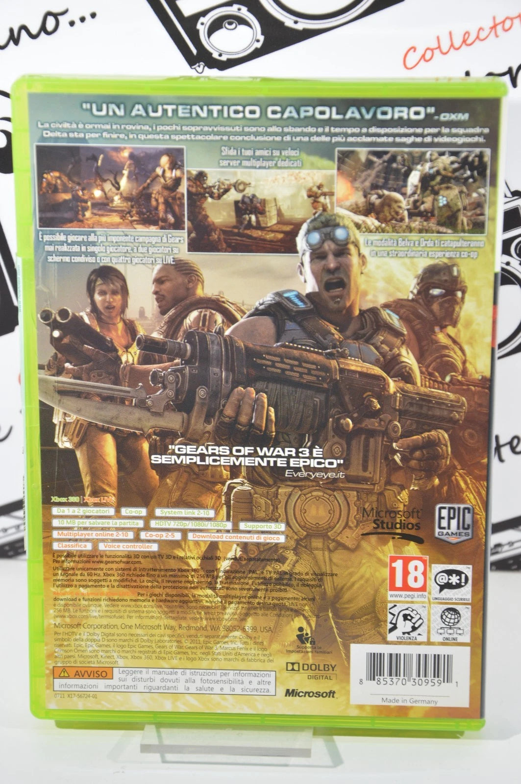 Gears of War 3 xbox 360