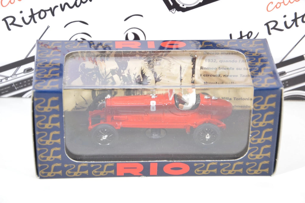 Alfa Romeo P3 al volante Mussolini Rio