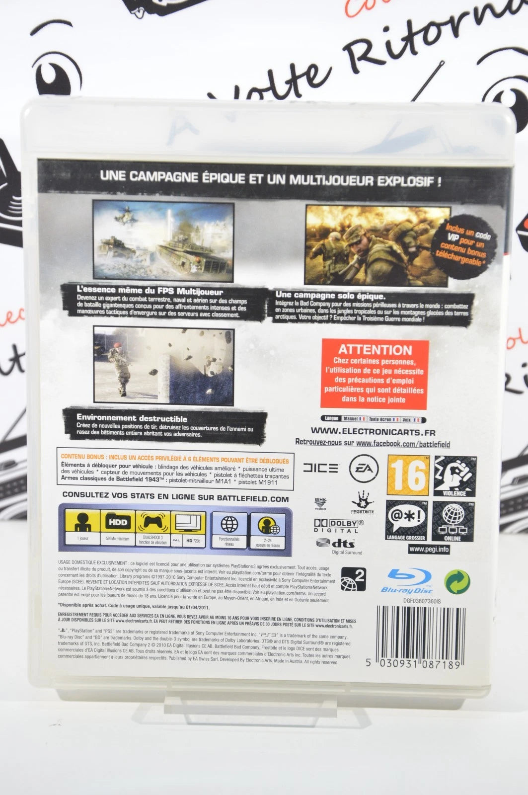 Battlefield Bad company 2 edizione limitata Playstation 3