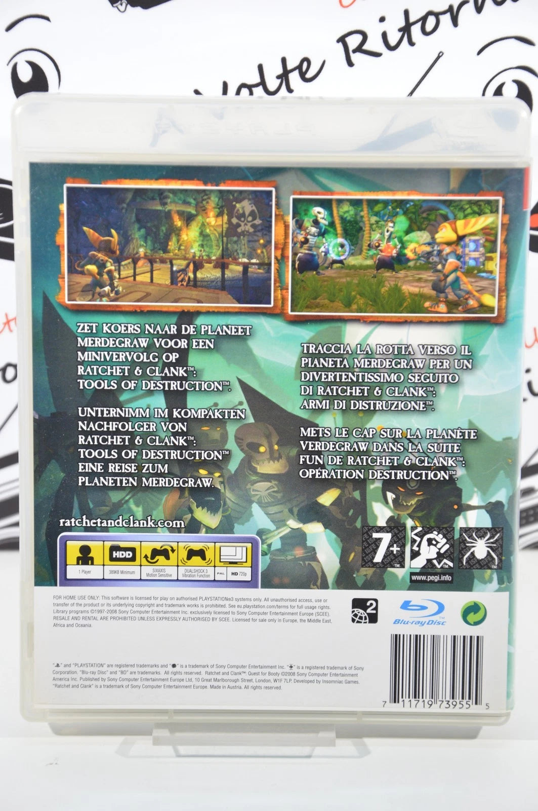 Ratchet e Clank alla ricerca del tesoro Playstation 3