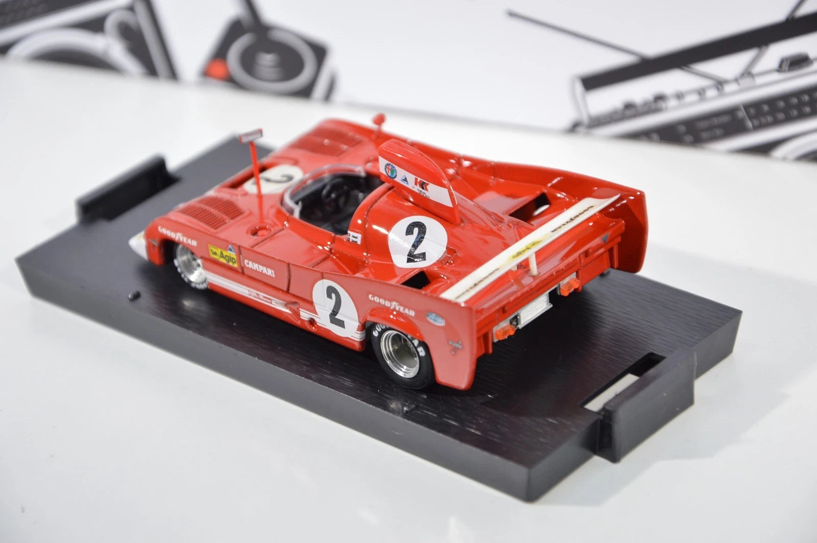 Alfa Romeo 33TT12 1° Pescarolo Bell 1000 km 1975