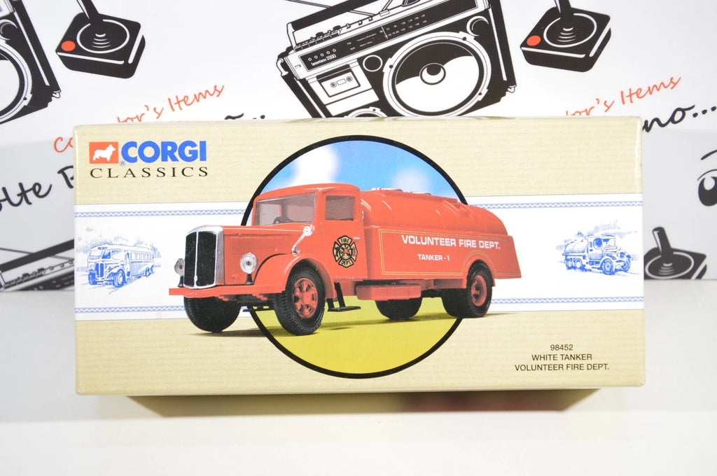White Tanker Volunteer fire dept Corgi Classics 98452