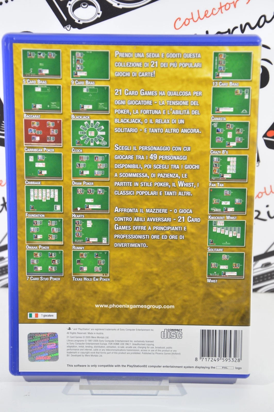 21card games Playstation 2