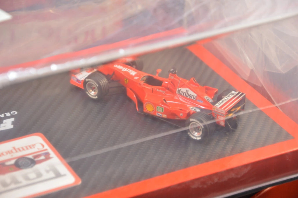F1-2000 Ferrari Gp Malaysia Schumacher Campione del mondo BBR Models scala 1:43