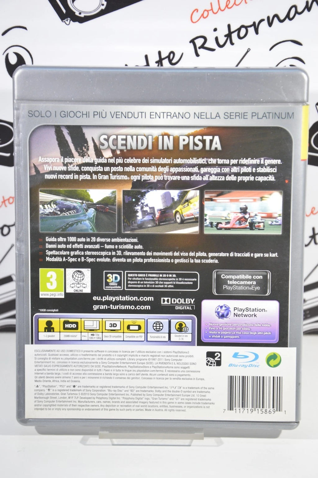 Gran Turismo 5 platinum Playstation 3
