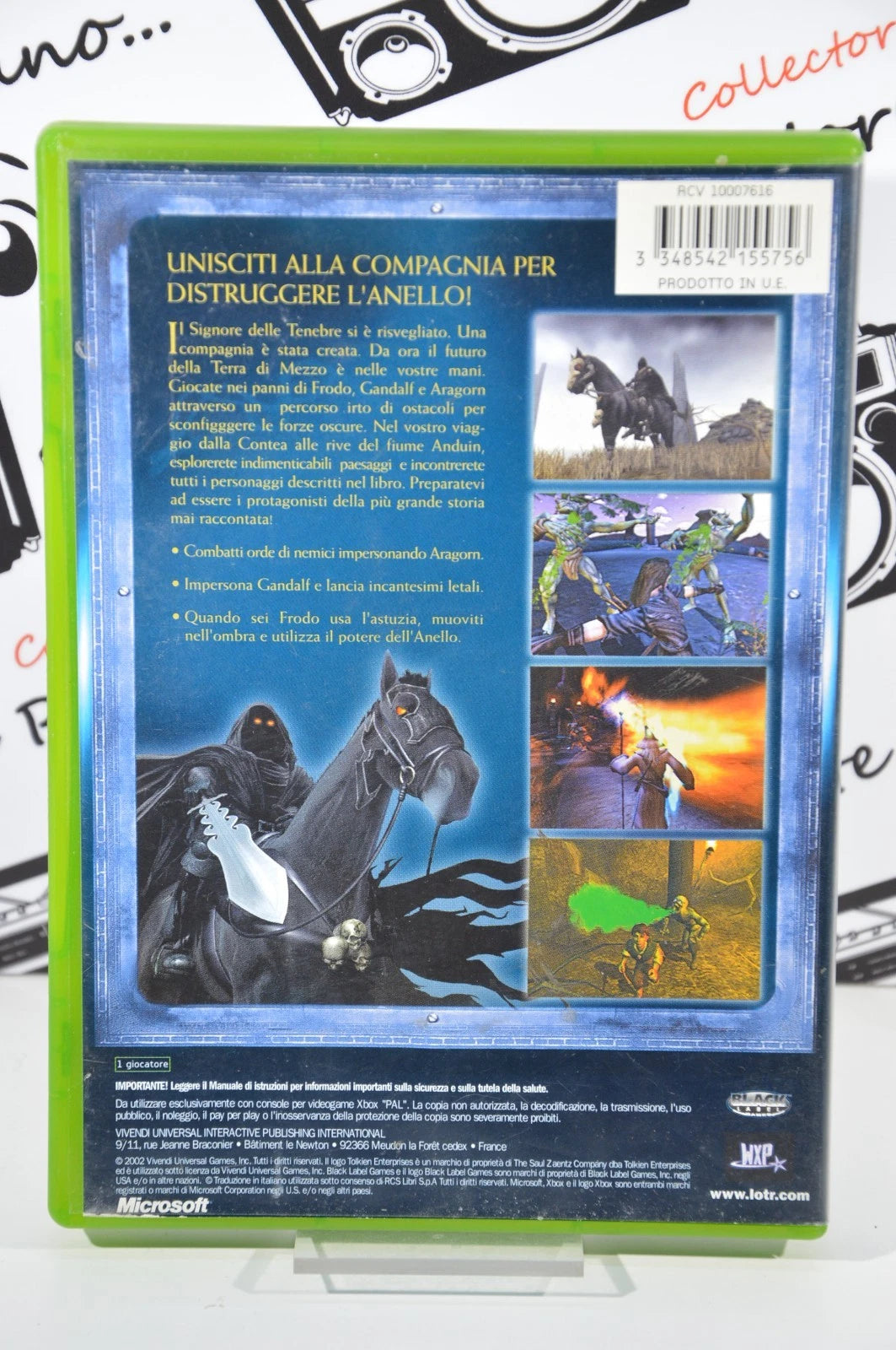 Il signore degli anelli la compagnia dell'anello Xbox