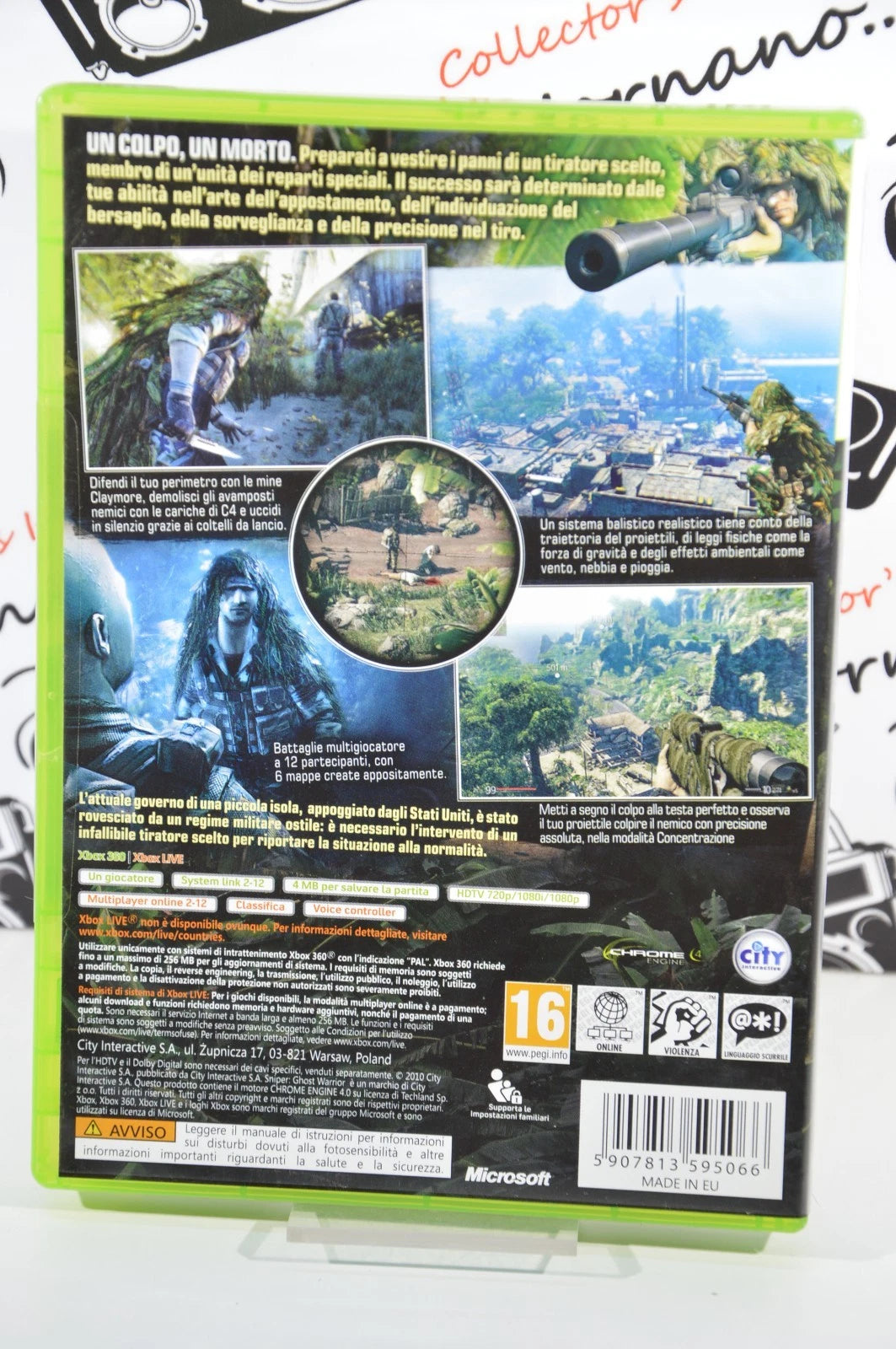 Sniper Ghost warrior Xbox 360