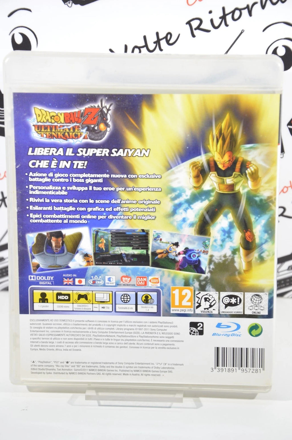 Dragon ball Z Ultimate tenkaichi Playstation 3